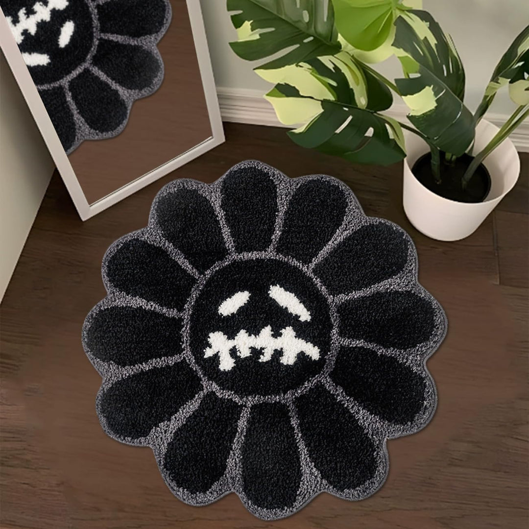Floral Pattern Bath Mat