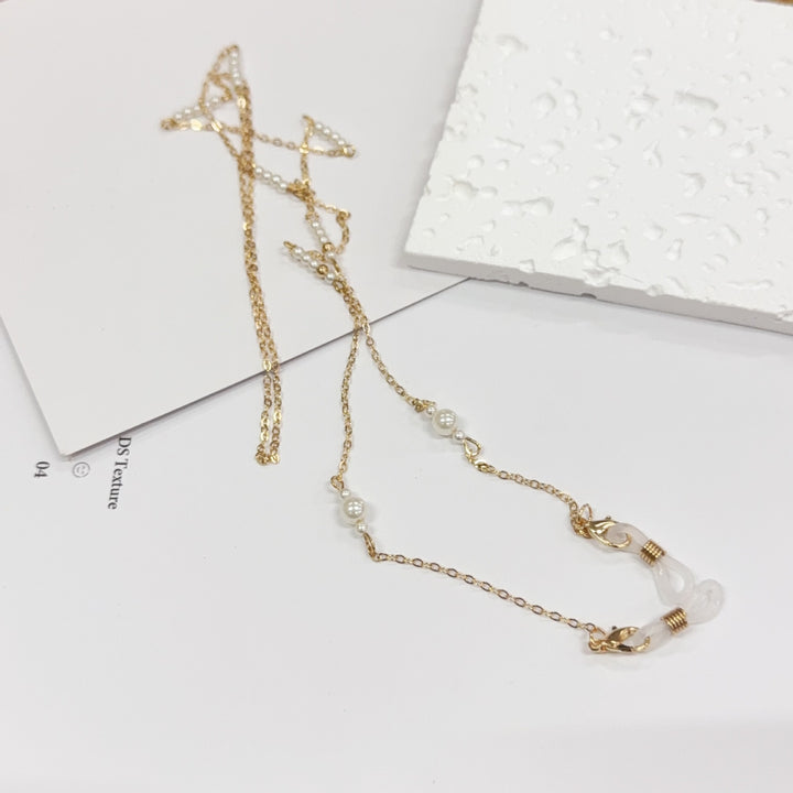 Elegant Pearl Chain Necklace Kalsten