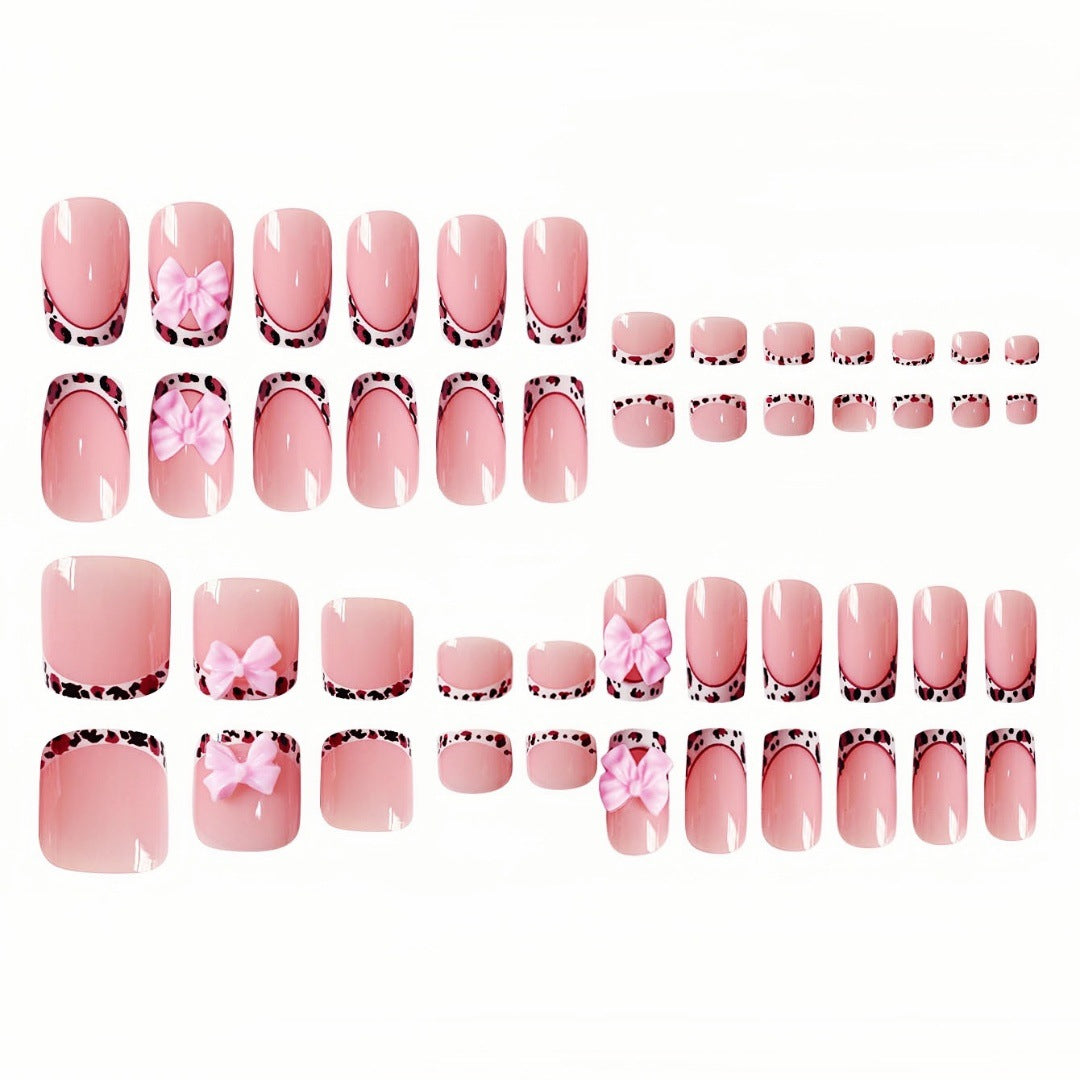 Decorative 3D Bow Press-On Nail Set Kalsten