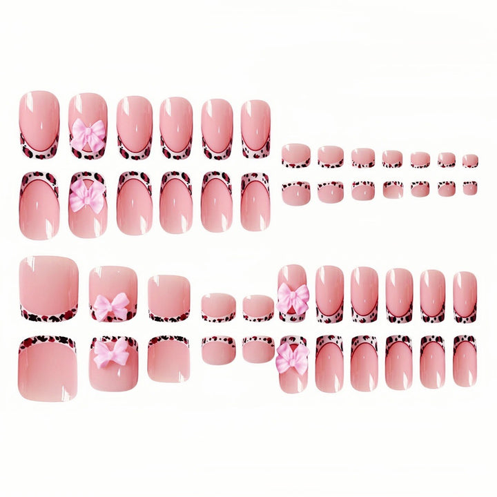 Decorative 3D Bow Press-On Nail Set Kalsten