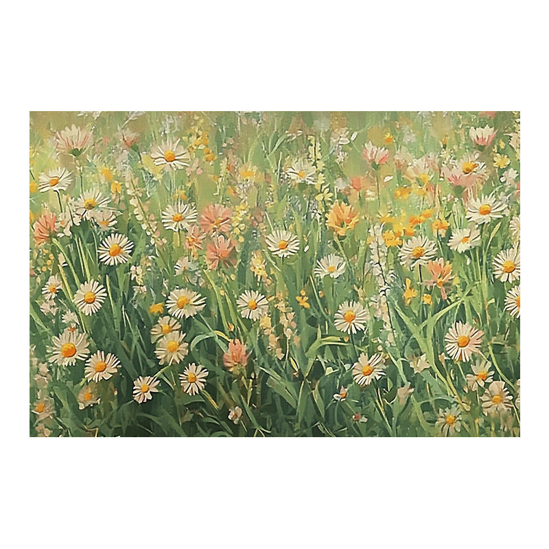 Nature-Inspired Floral Pattern Bath Mat
