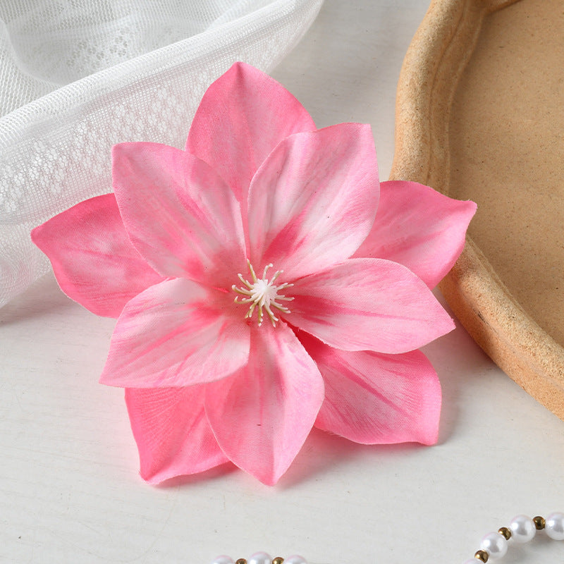 Elegant Fabric Floral Clip