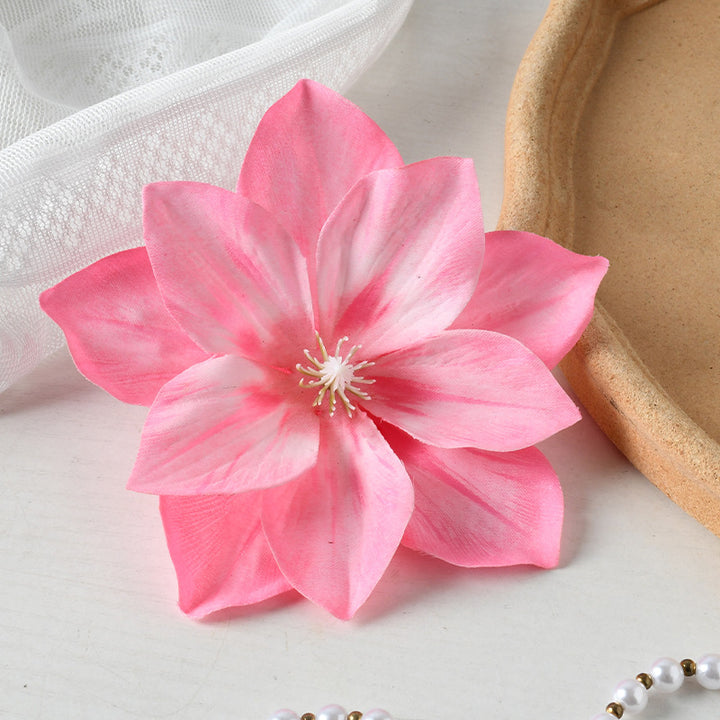 Elegant Fabric Floral Clip