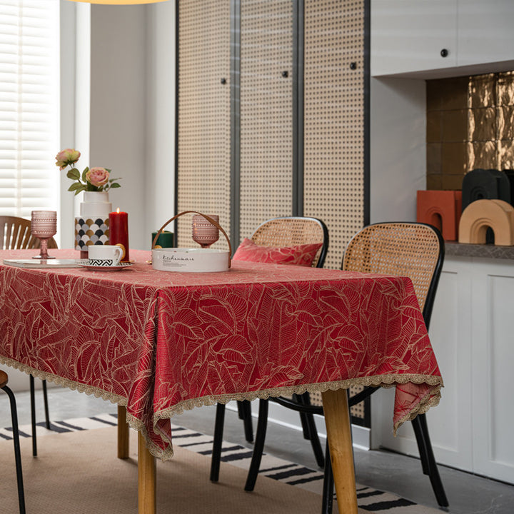 Elegant Checkered Table Cover