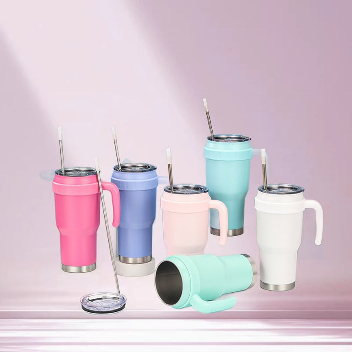 Ladies Insulated Steak and Grill Cup with Practical Carry Handle Kalsten