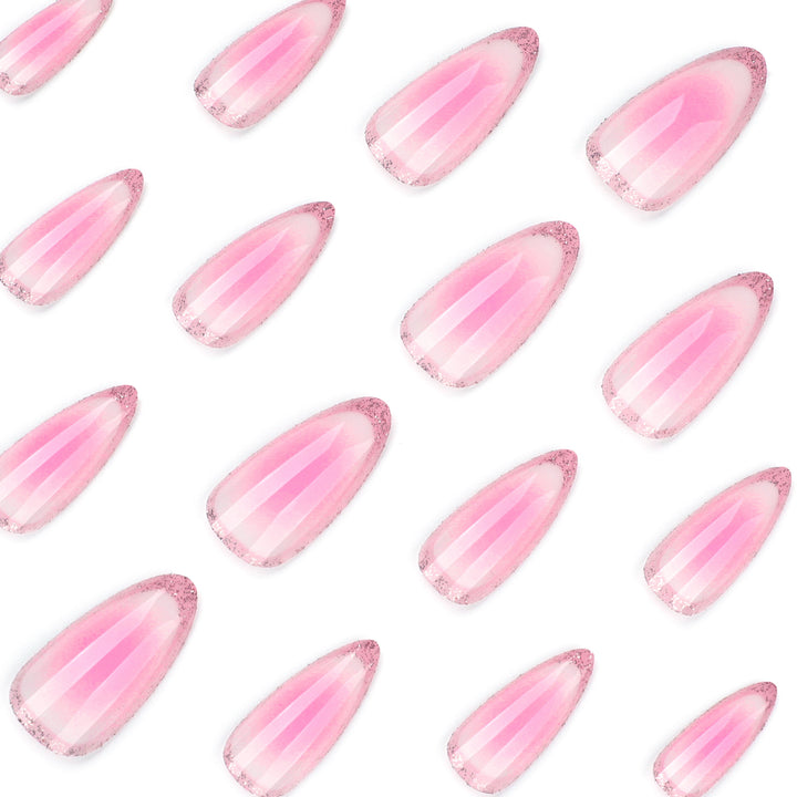Artful Acrylic Nails with Gentle Ombre Design Kalsten