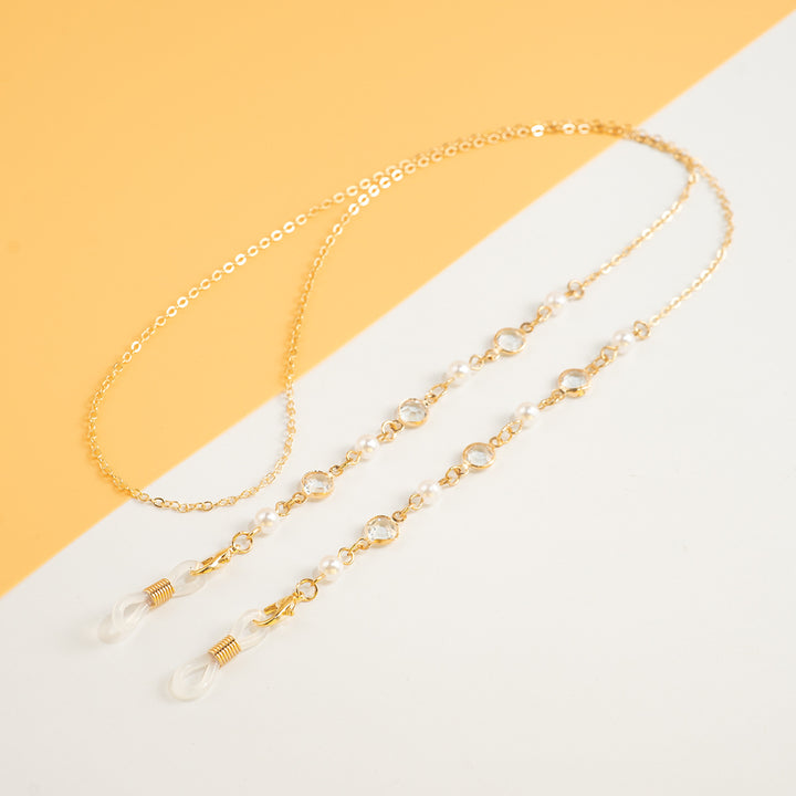 Pearl and Crystal Eyewear Chain Kalsten