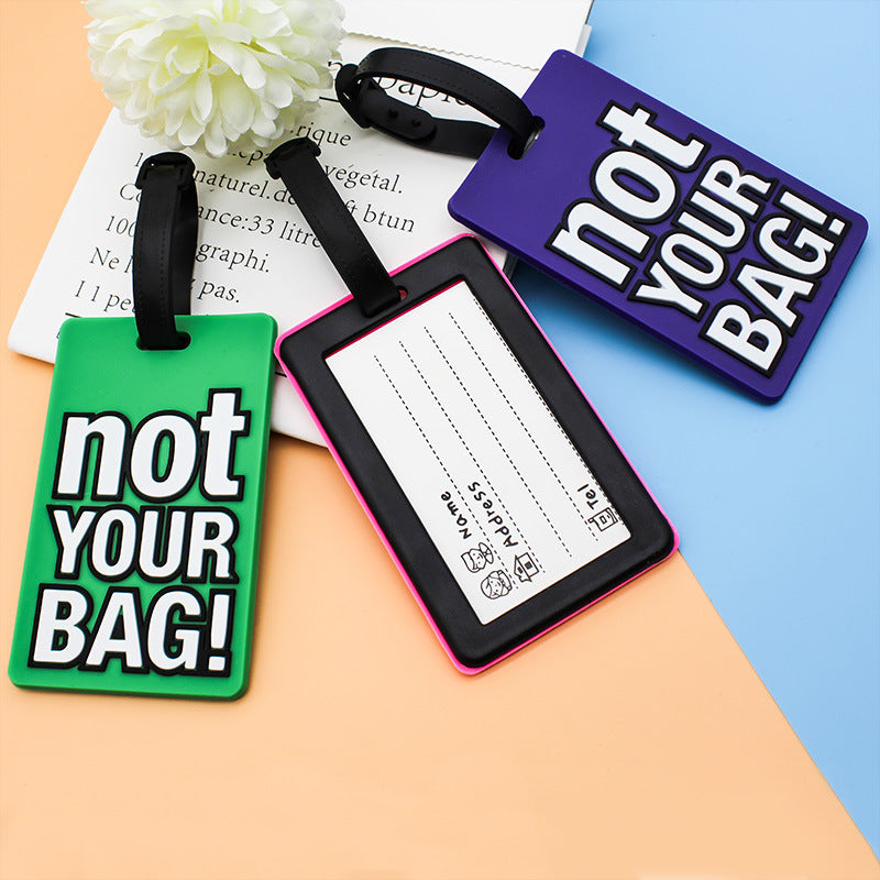 Unisex Luggage Tag with Eye-catching Message Kalsten