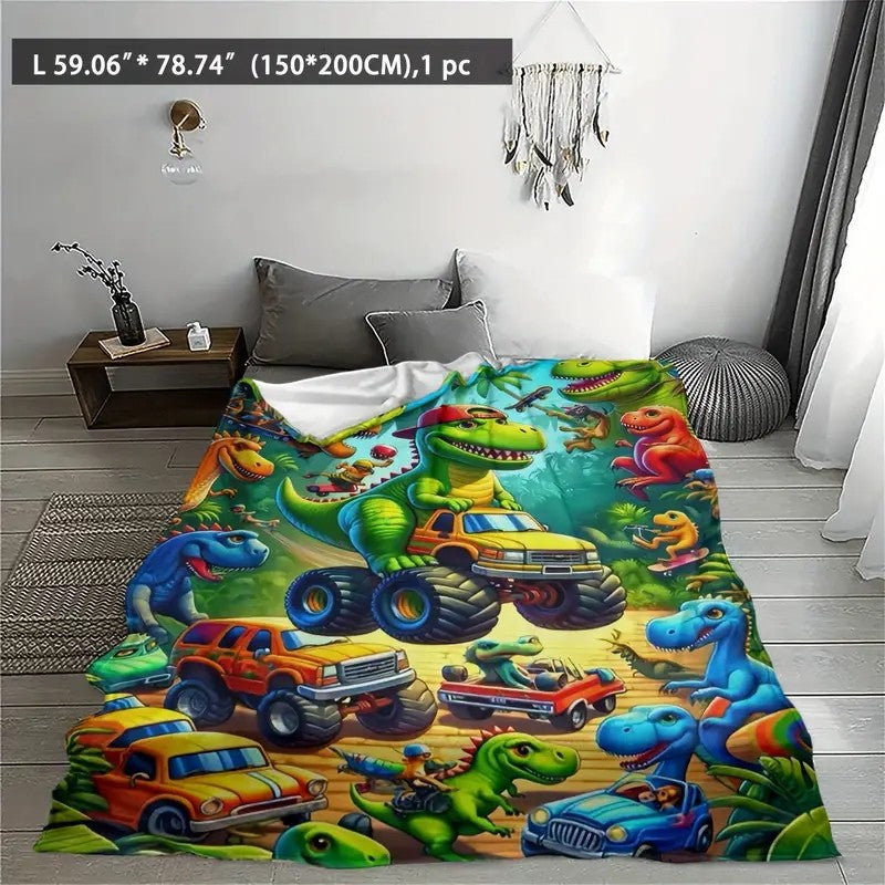 Plush Dinosaur Print