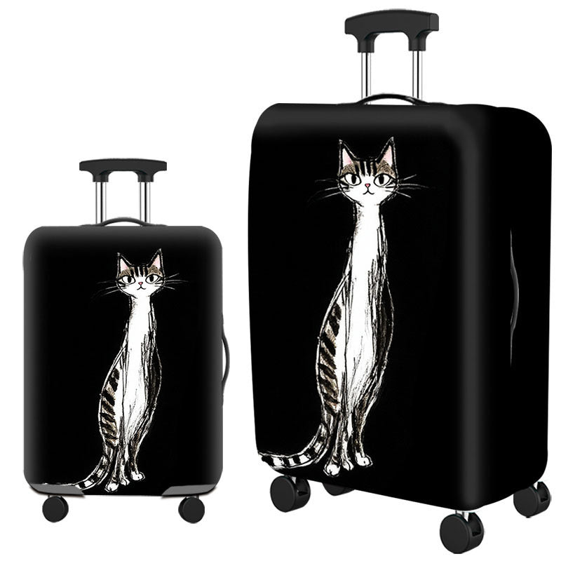 Tropical Leaf Print Hard Shell Luggage Kalsten