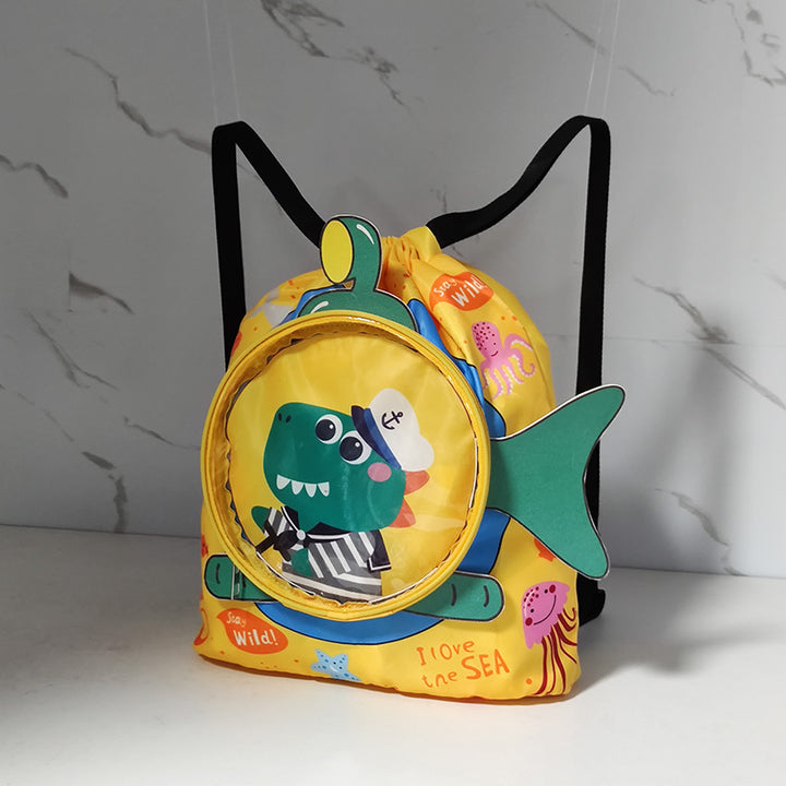 Fun-Themed Drawstring Backpack Kalsten
