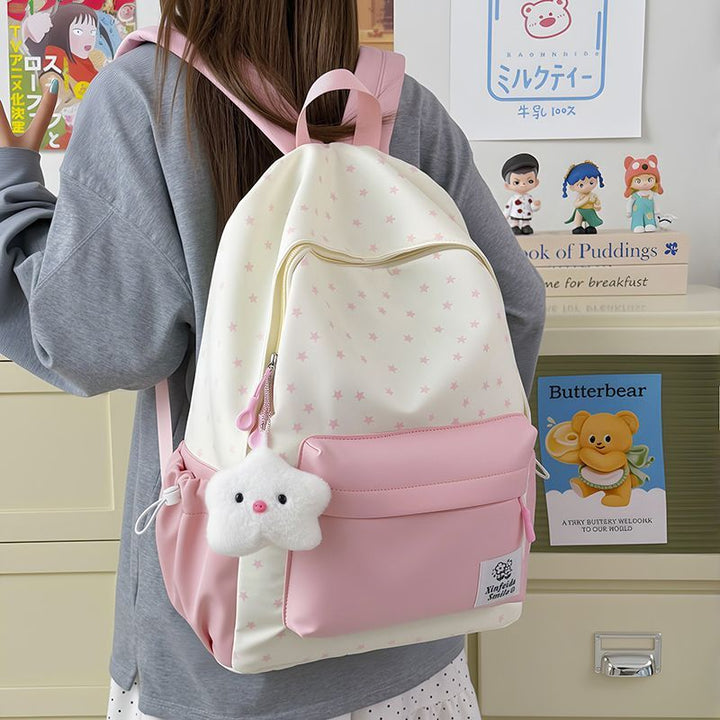 Casual Star Printed Backpack