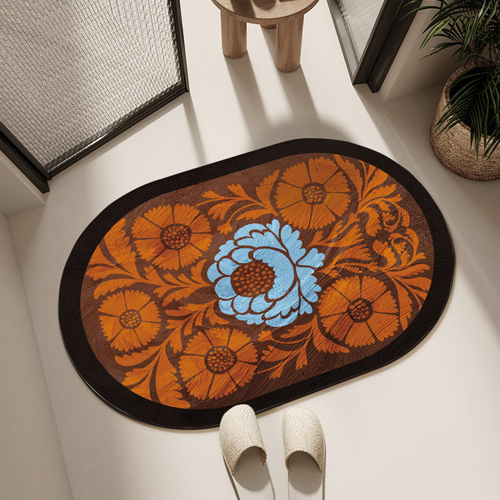 Floral Print Area Rug Kalsten