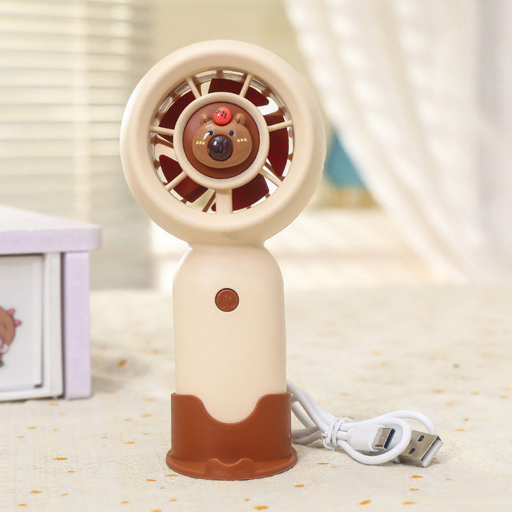 Women Handheld Mini-Fan with USB Charging Function and Ergonomic Design Kalsten