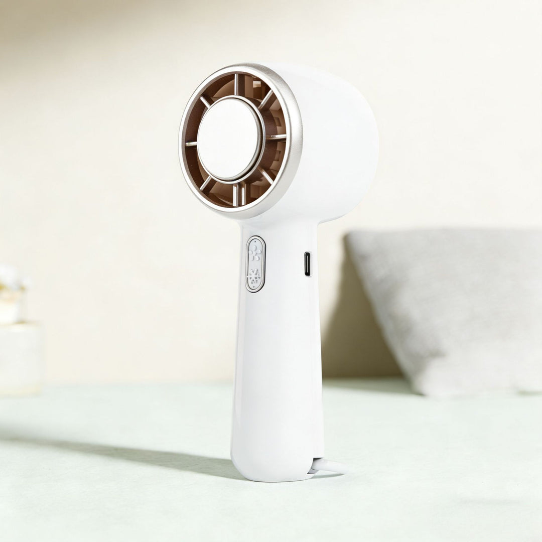Unisex Portable, ergonomic mini fan with USB connection and stepless speed control Kalsten