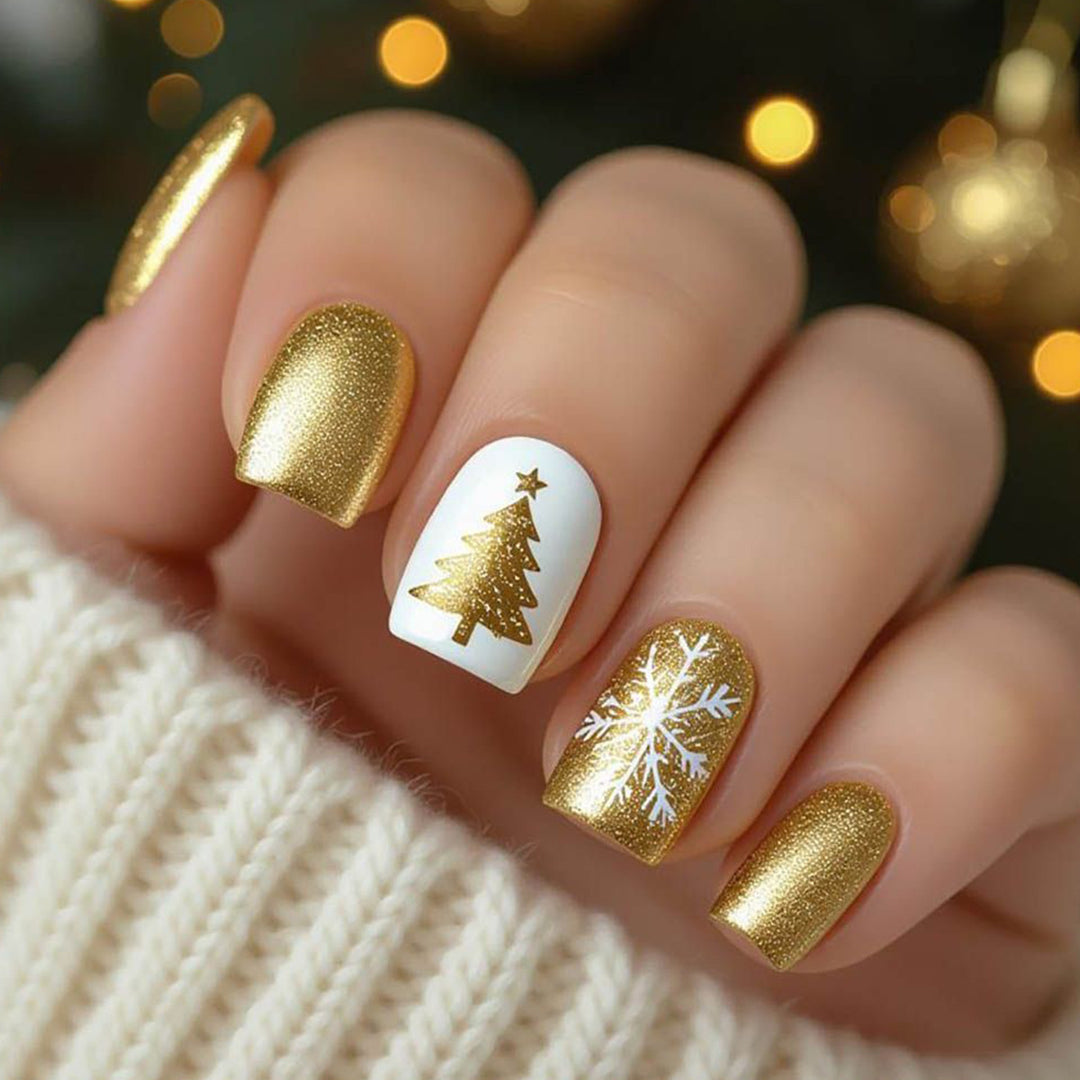 Seasonal Festive Nail Art Extensions Kalsten