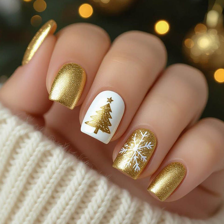 Seasonal Festive Nail Art Extensions Kalsten