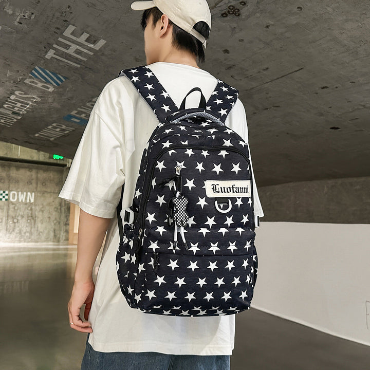 Casual Star-Patterned Backpack Kalsten 1791205638