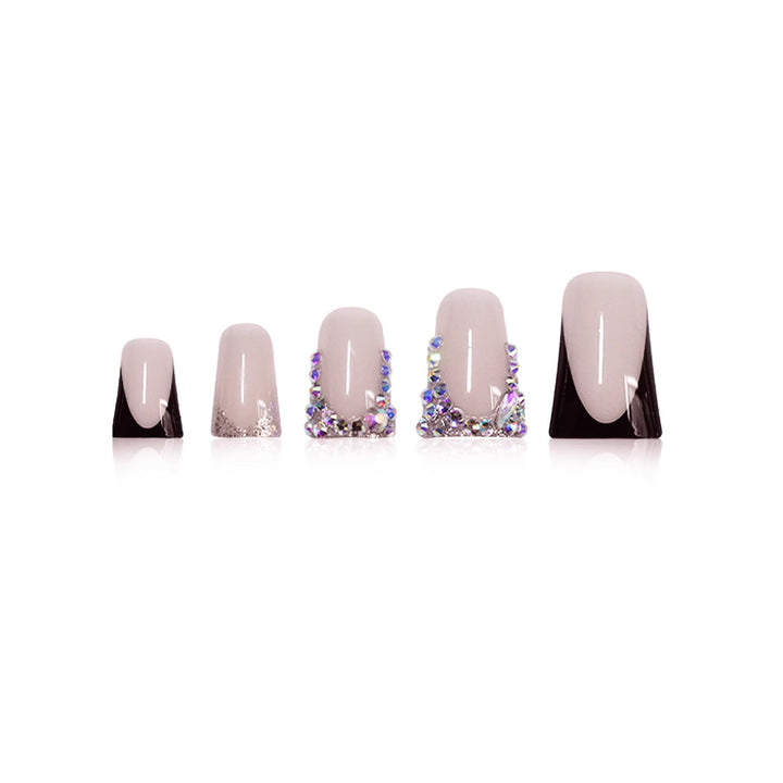 Glamorous Gem-Embellished Nail Enhancements Kalsten