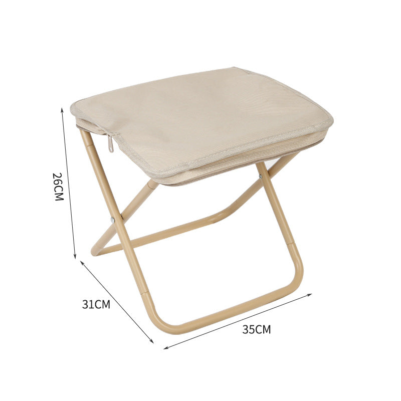 Foldable Stool With Padded Seat Kalsten
