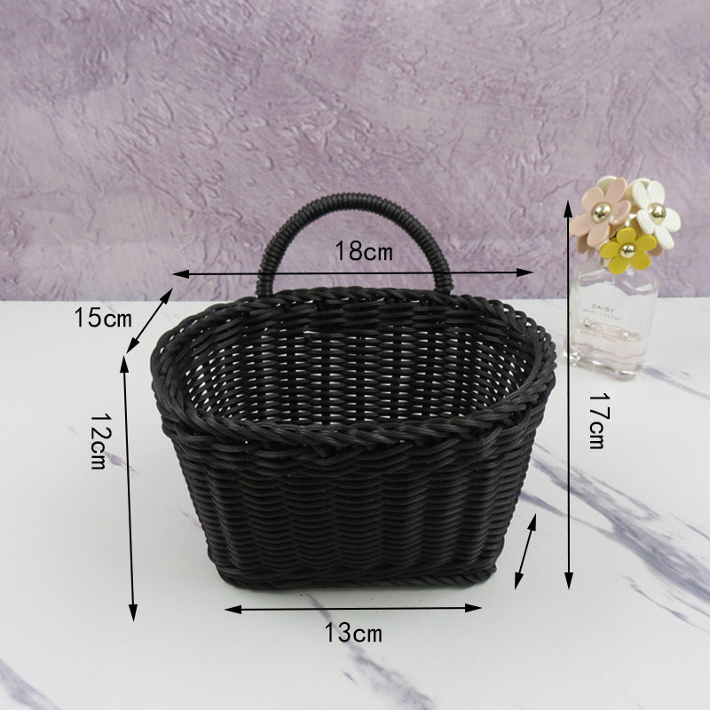 Woven Storage Basket with Handle Kalsten