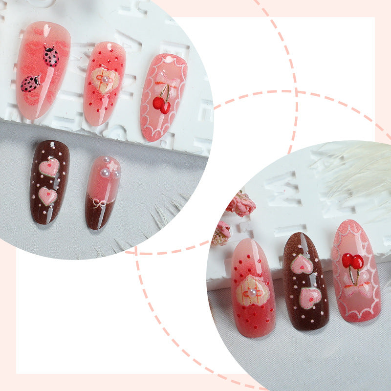 Fantasy-Themed Press-On Nail Art Set Kalsten