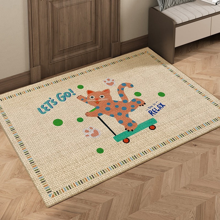 Astronaut-Themed Decorative Area Rug Kalsten