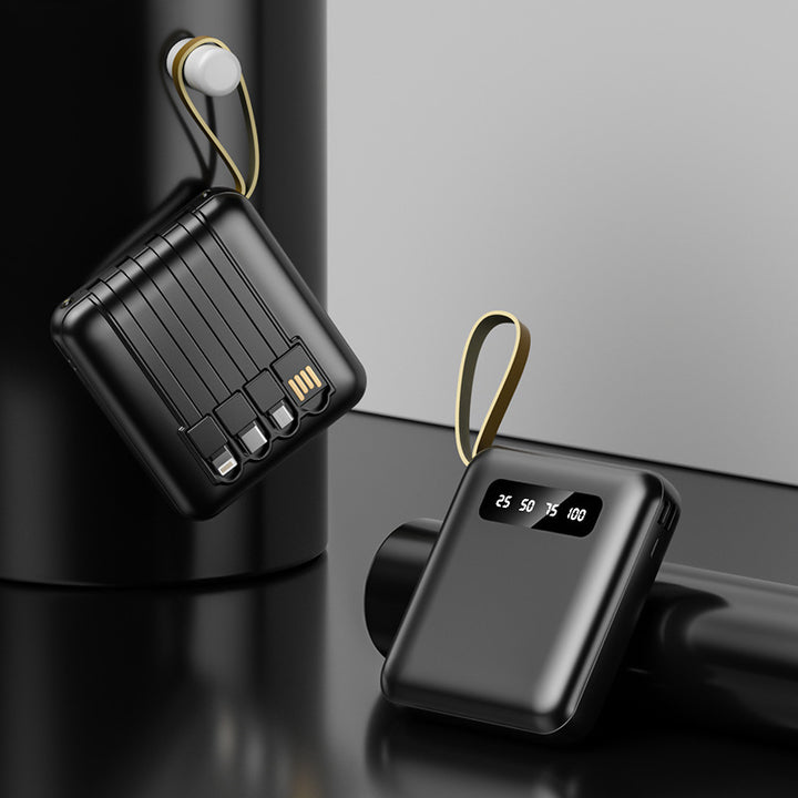 Multifunctional Power Bank with Integrated Cable System Kalsten