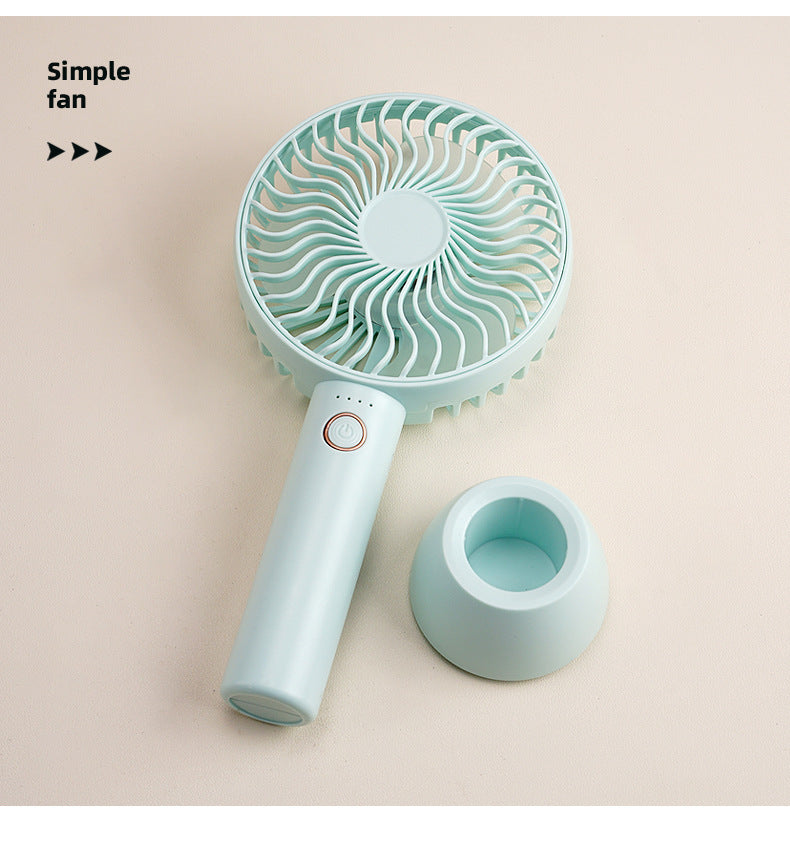 Ladies portable USB table fan with flexible tilt mechanism Kalsten