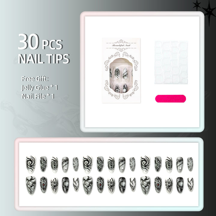 Artistic Manual Press-On Nail Set 1790738840