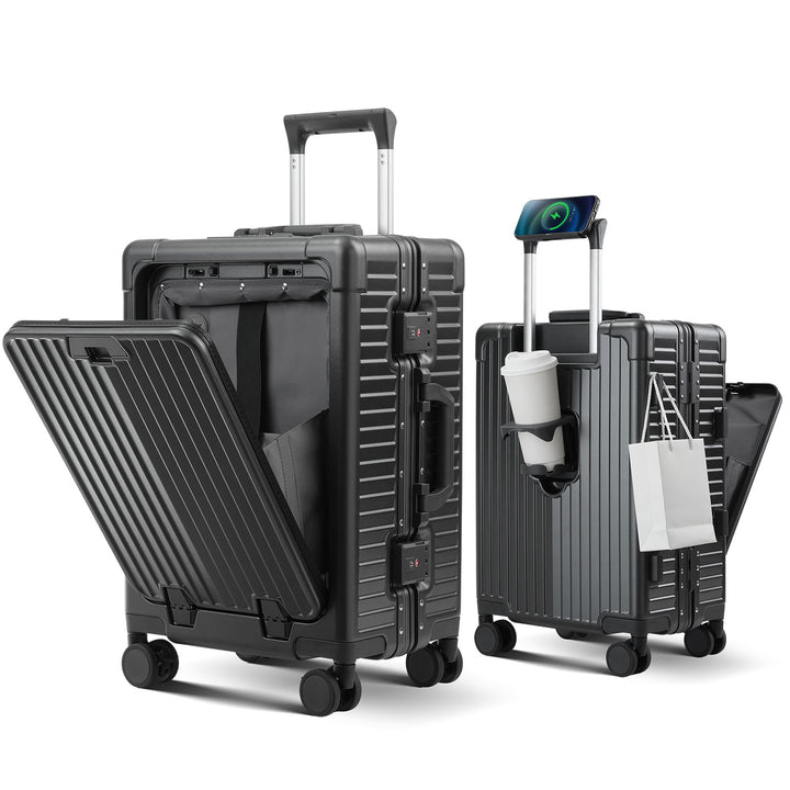 Unisex Smart Hard Shell Travel Suitcase Kalsten
