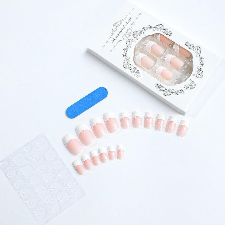 French Tip Press-On Nail Set Kalsten