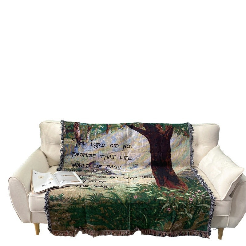 Inspirational Tapestry Throw Blanket