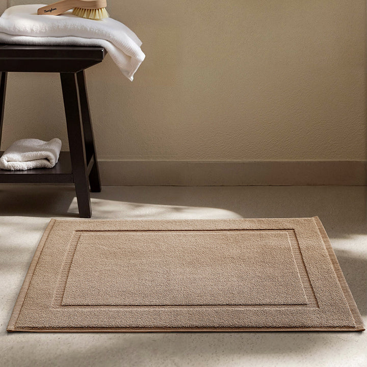 Plush Textured Bathroom Mat Kalsten