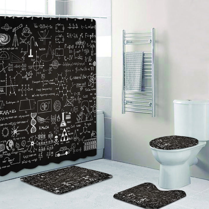 Shower Curtain with Scientific Equation Design Kalsten