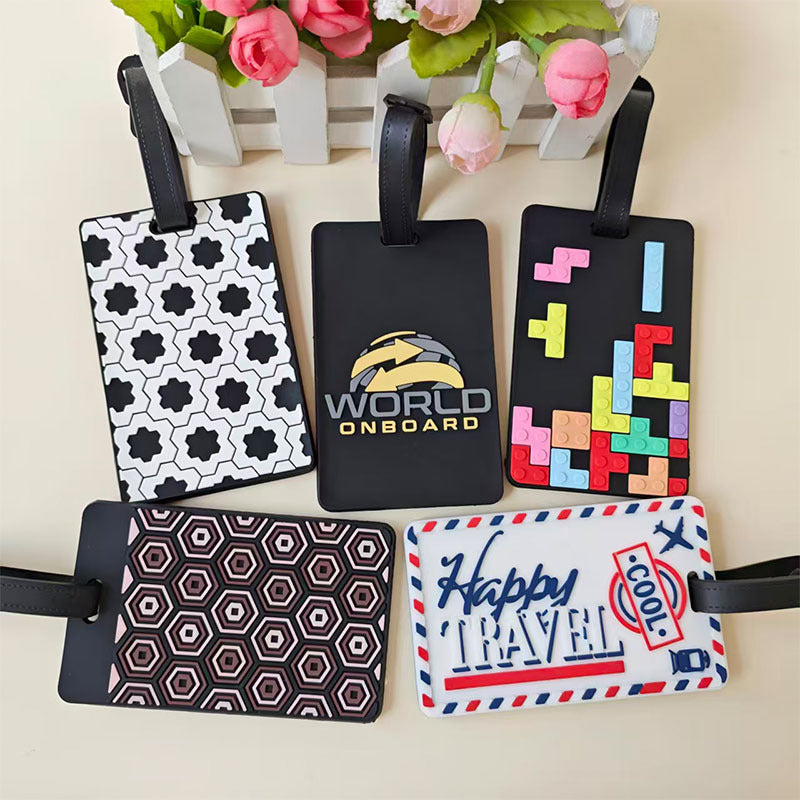 Unisex Retro Puzzle-Themed Luggage Tag Kalsten