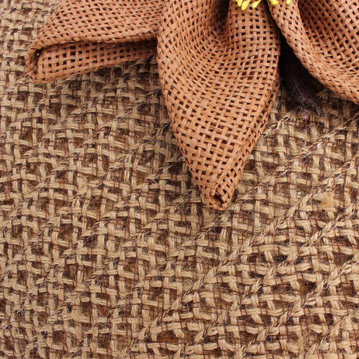 Basket bag with floral appliqué Kalsten