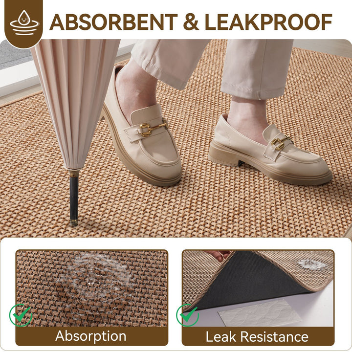 Textured Entryway Rug