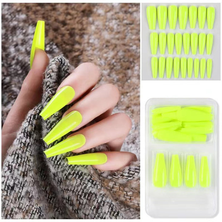 Artificial nail set with high-gloss pointed nails Kalsten