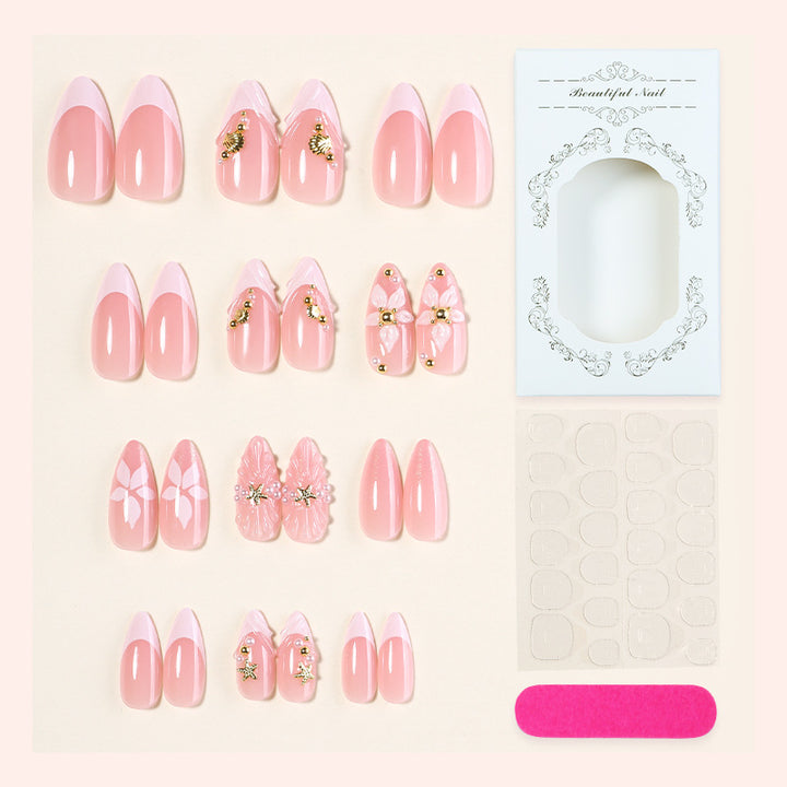 Premium Decorative Press-On Nail Set Kalsten