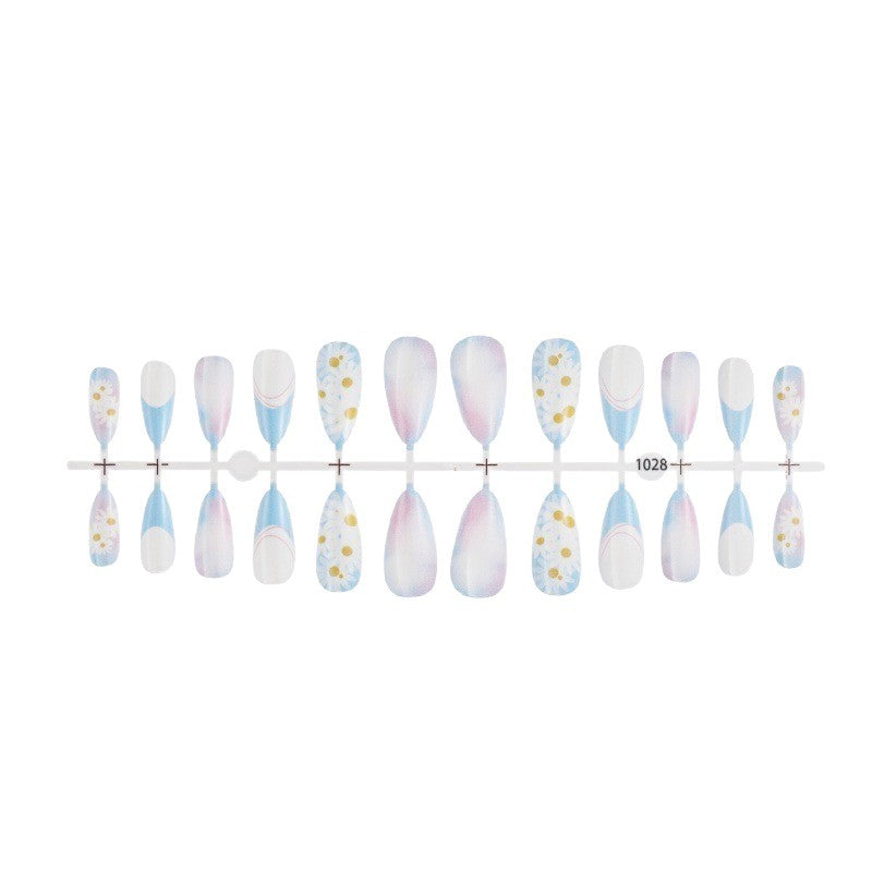 Nail art with floral designs Kalsten