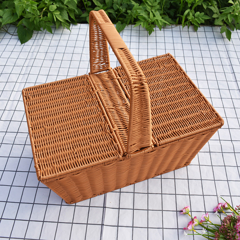 Handwoven Decorative Picnic Basket Kalsten