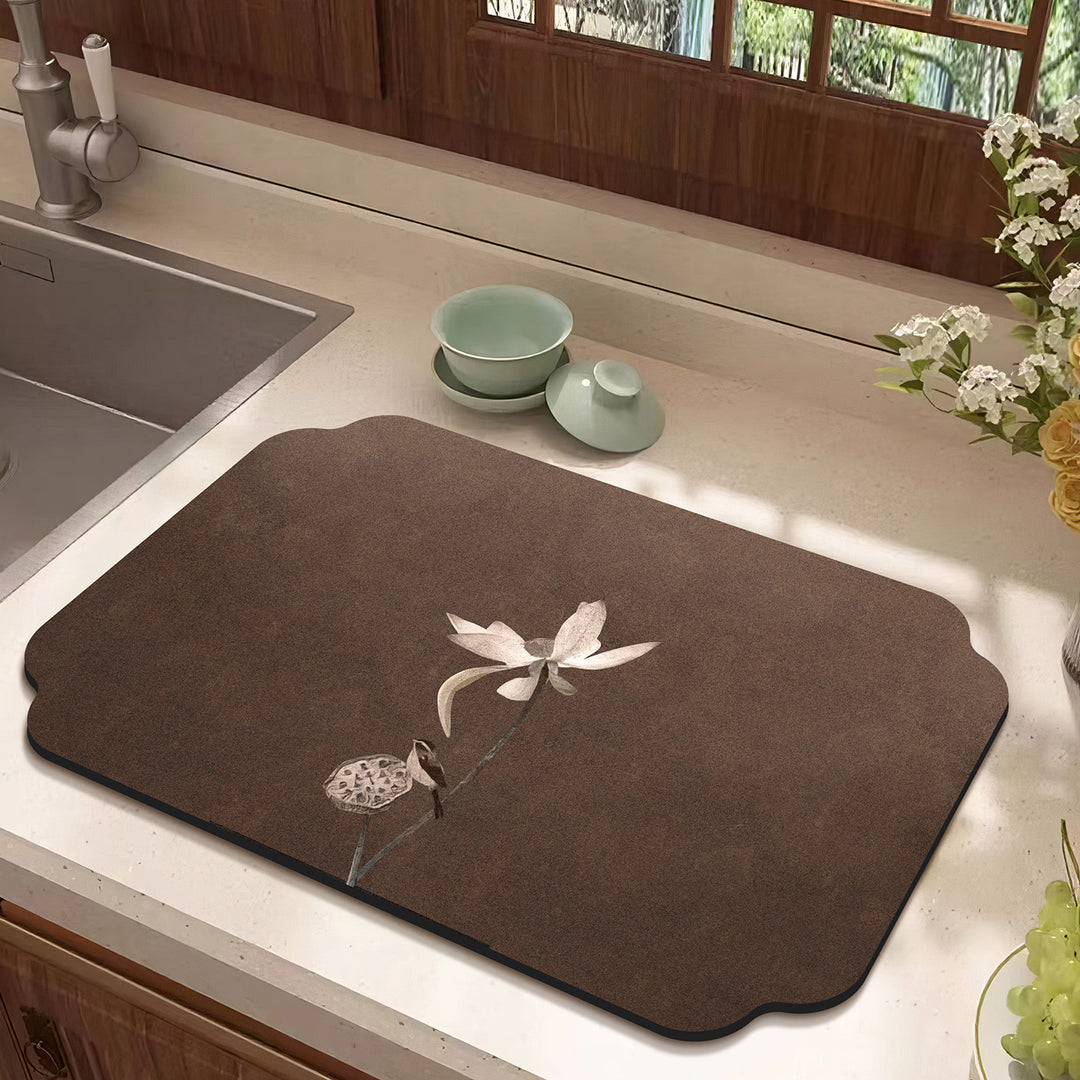 Floral Kitchen Comfort Mat