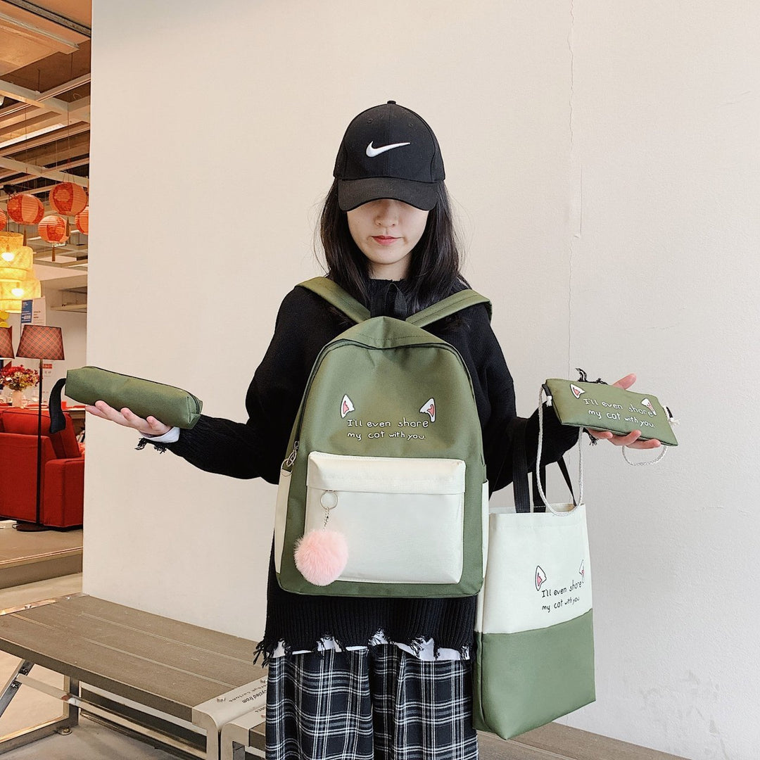 Cute Animal-Themed Backpack Set Kalsten