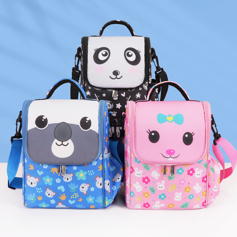 Fun Panda-Themed Insulated Lunch Bag