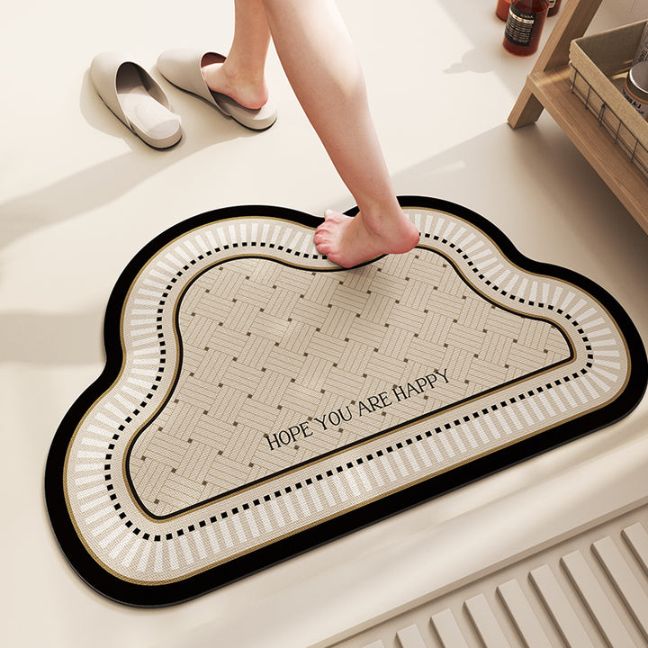 Luxurious Half-Moon Entry Mat