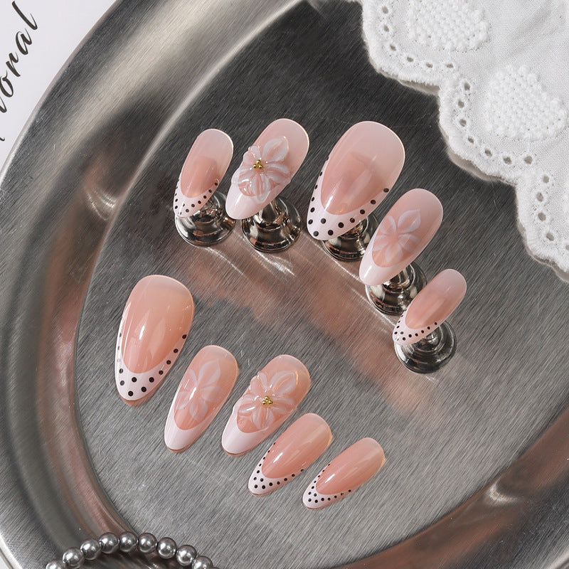 Elegant Floral Art Press-On Nail Set Kalsten