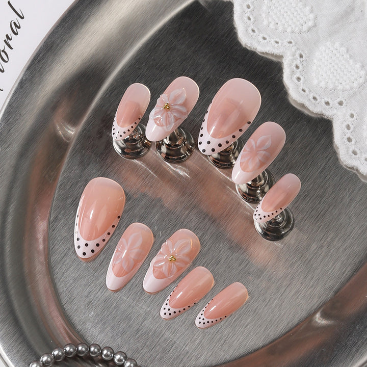 Elegant Floral Art Press-On Nail Set Kalsten