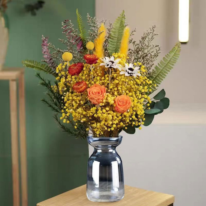 Decorative Dried Flower Bouquet Arrangement