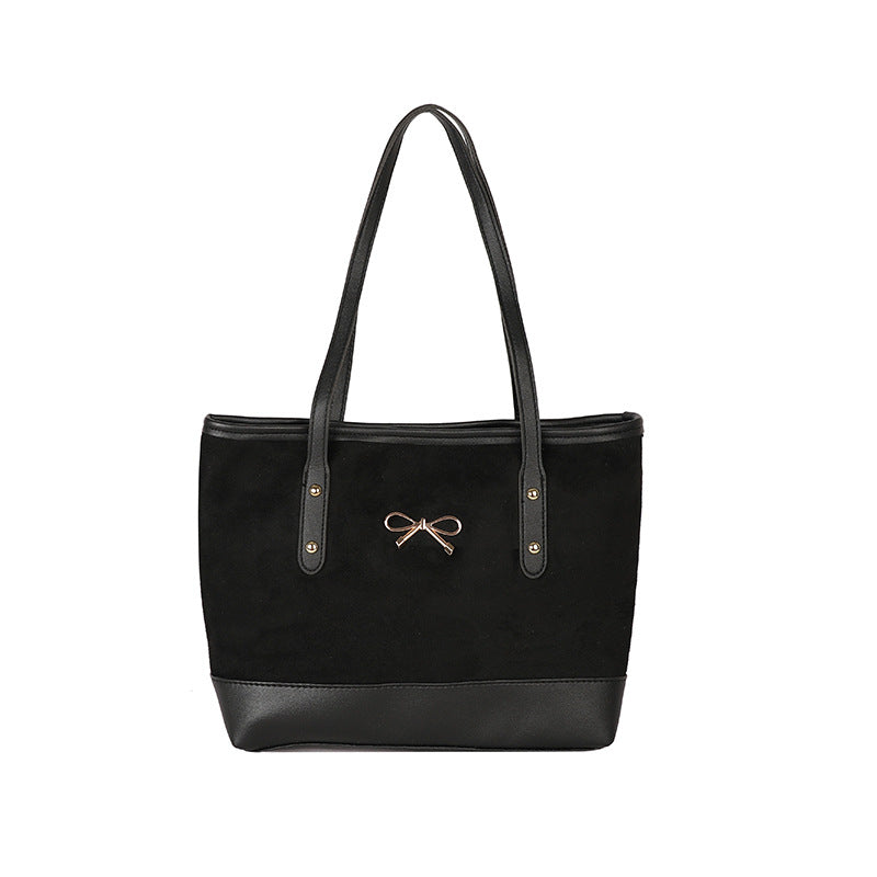 WoStylish Faux Suede Tote Bag Kalsten